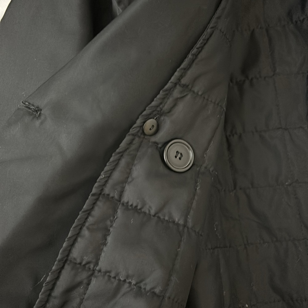 Express Women’s Size Large Solid Black Double Bre… - image 7